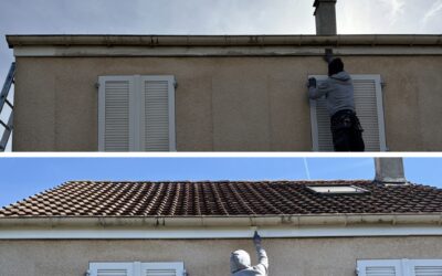 Peinture sur boiserie à Verneuil-sur-Seine (78)